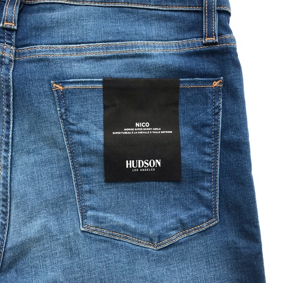 Hudson Nico Mid Rise Supper Skinny Ankle Jeans 31 - Picture 6 of 11